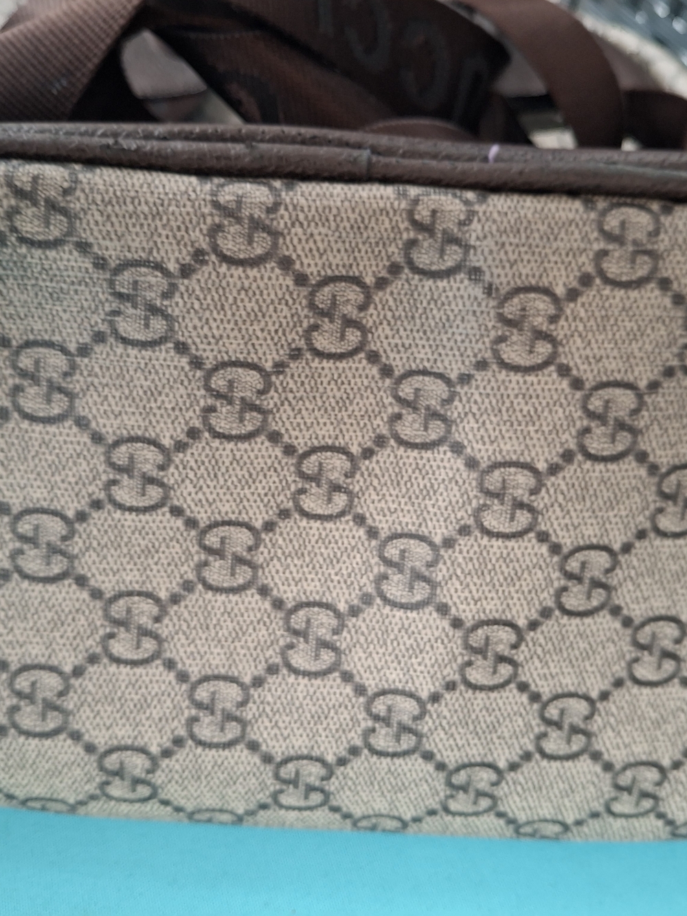 Gucci Beige GG Supreme Canvas Mini Backpack - Picture 9 of 9